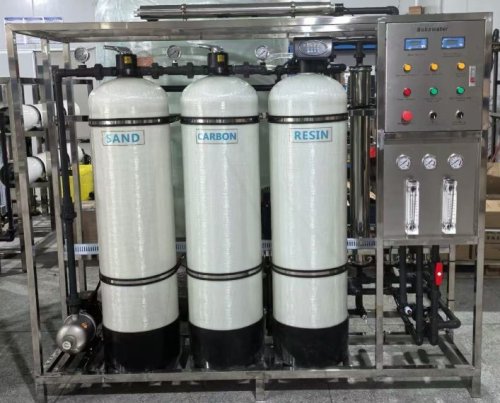 1000LPH reverse osmosis water treatment equipment RO membrane filtration system commercial/industrial water purification