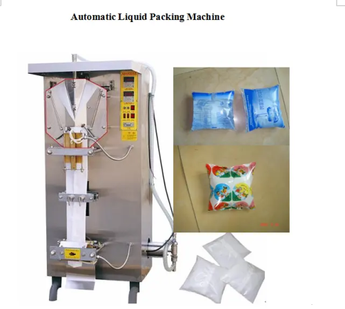 1000BPH Automatic liquid filling and sealing sachet machine bags pouch packing machine for juice milk coffee beverage water filling