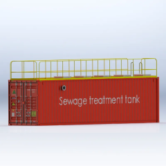 Durable using low price domestic medical sewage treatment equipment septic tank
