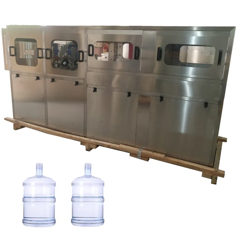 Automatic 300BPH 5gallon 20liters drinking bottled water filling washer production making machine for selling