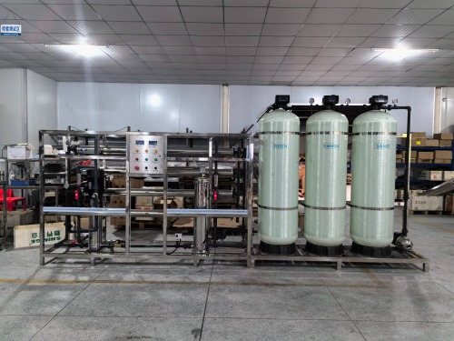 Standard 2000 LPH RO system for bottle filling line