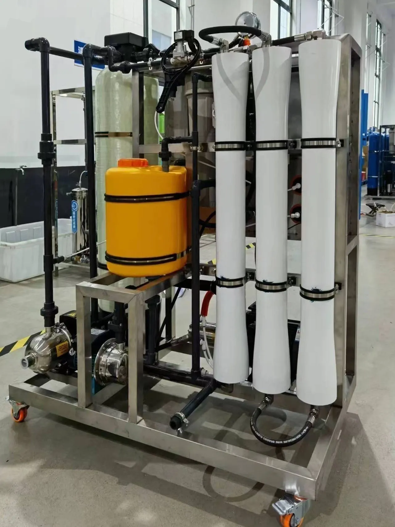 500 LPH Seawater Desalination Reverse Osmosis System