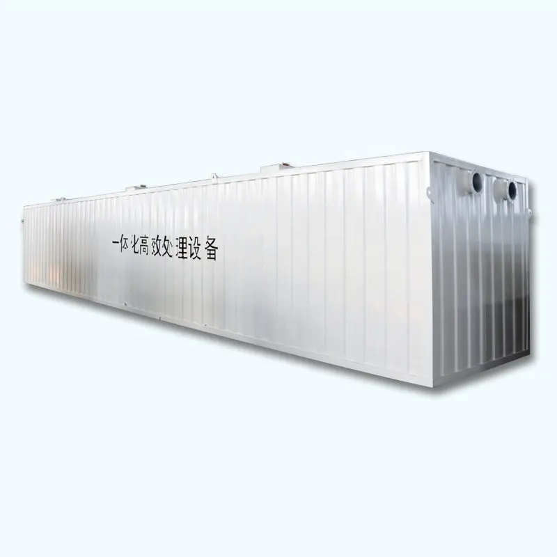 Best selling durable using septic tank integrated sewage treatment plants equipment